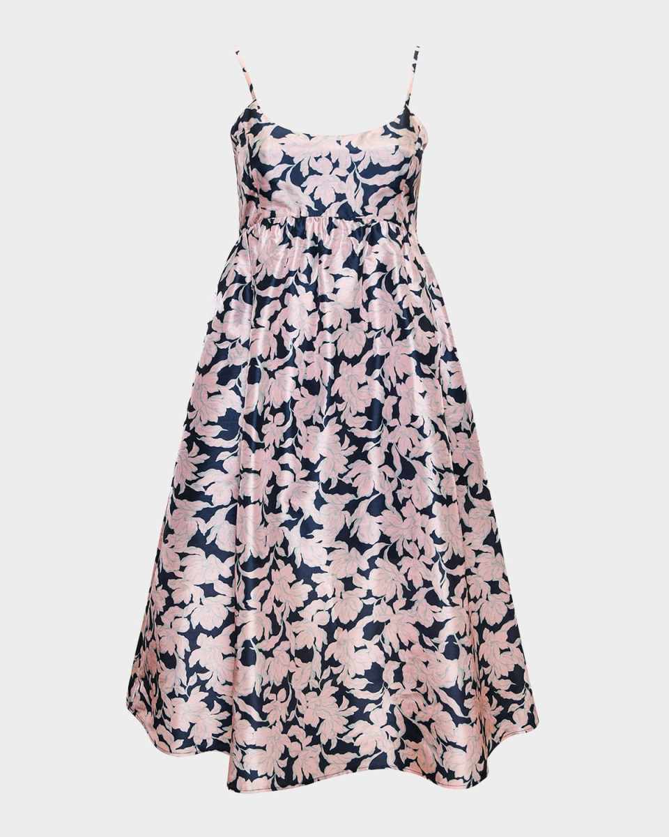 Brixton Sleeveless Floral-Print Midi Dress